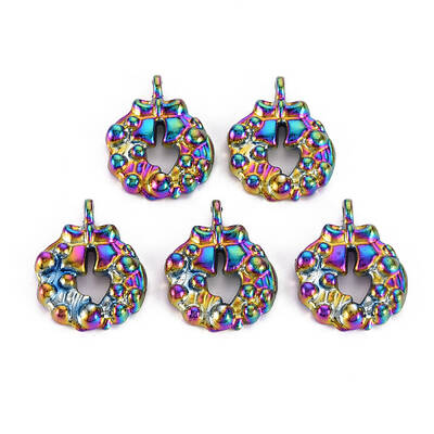 Rainbow Color Alloy Pendants
