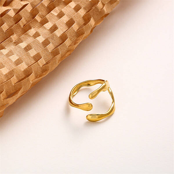 DIY fashionable stainless steel ring with non fading color