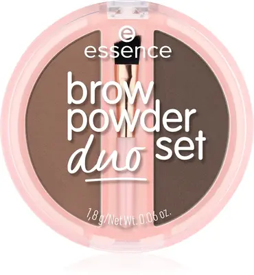 essence Duo eyebrow kit color 02 Medium 1.8 g