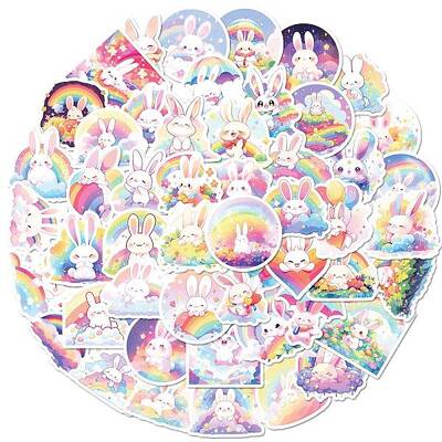 Rabbit Paper Sticker