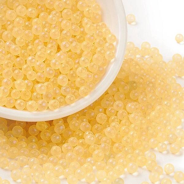 Luminous Transparent Glass Seed Round Beads