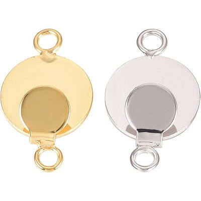 28Pcs 2 Colors Brass Links Connectors