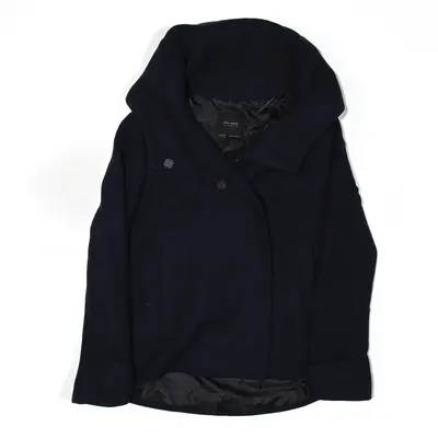 ZARA Jacket Blue Pea Womens XS