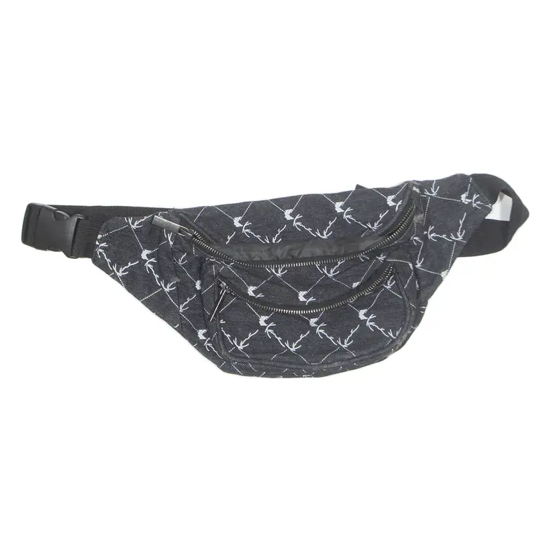 Womens Bum Bag Grey Crazy Pattern