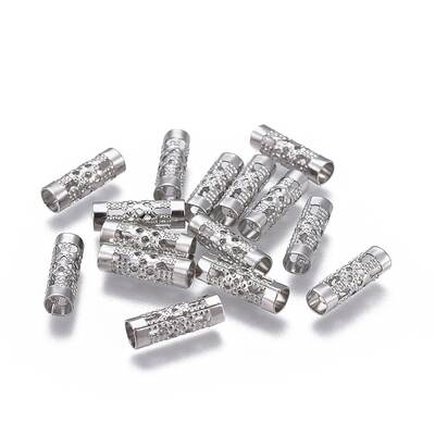 Tarnish Resistant 304 Stainless Steel Tube Beads