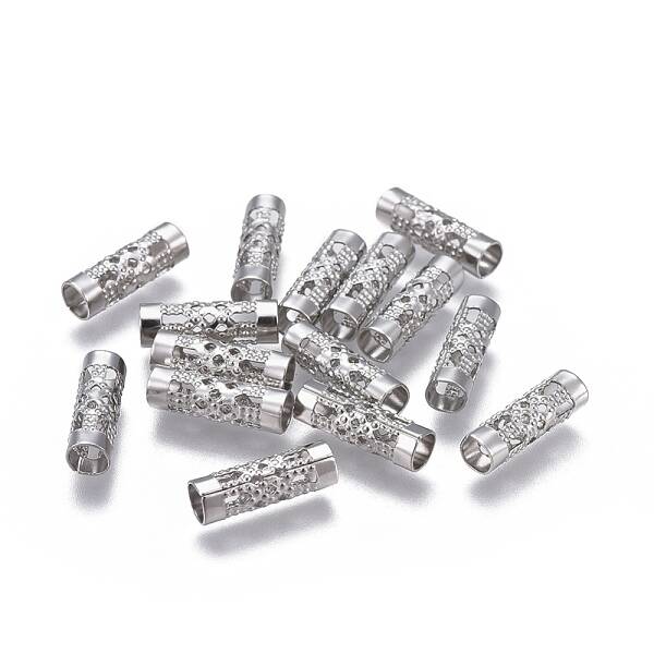 Tarnish Resistant 304 Stainless Steel Tube Beads
