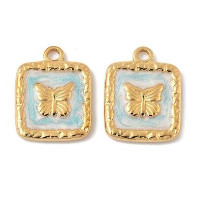 304 Stainless Steel Enamel Pendants