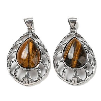 Natural Tiger Eye Pendants