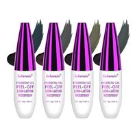 Waterproof Peel-off Eyebrow Gel, 3 Counts Long Lasting Eyebrow Gel, Smudge-proof Brow Tint, Eyebrow Lamination Kit, Natural C...