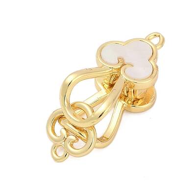 Brass Interlocking Clasps