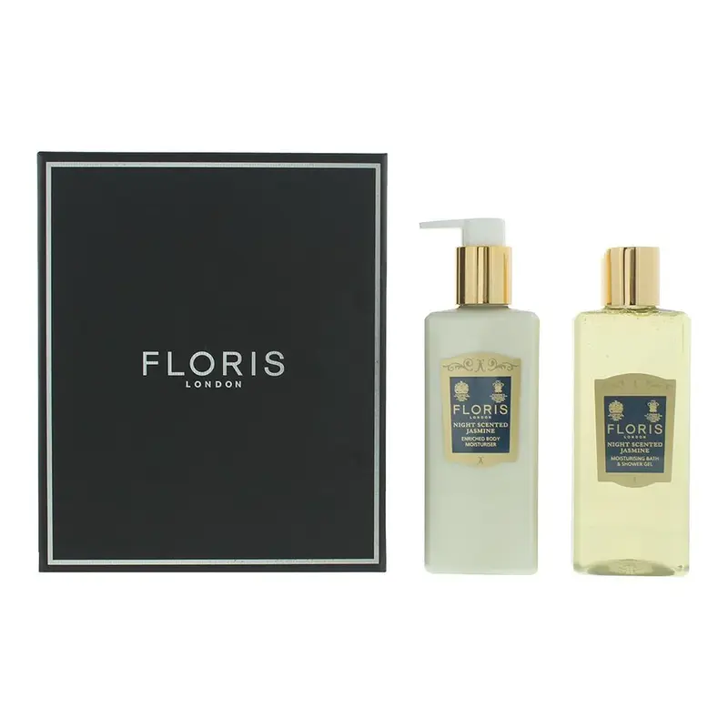 Set Floris Of London: Gelsomino profumato per la notte Lozione corpo nutriente 250 ml + Gelsomino profumato per la notte Gel ...