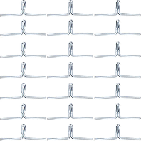 100Pcs Carbon Steel Lawn Chair Webbing Clips for Macrame Chair Frame