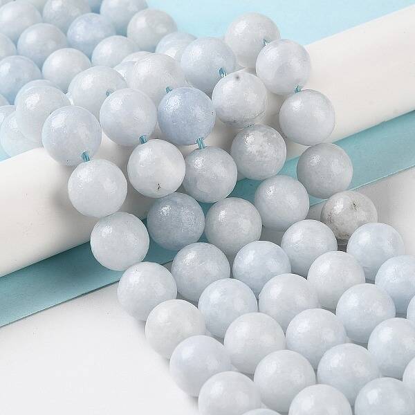 Natural Celestite/Celestine Beads Strands