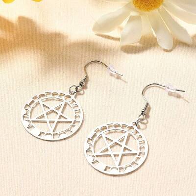304 Stainless Steel Dangle Earrings