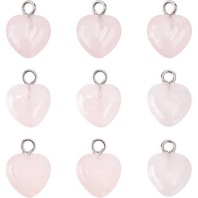 24Pcs Natural Green Aventurine Charms