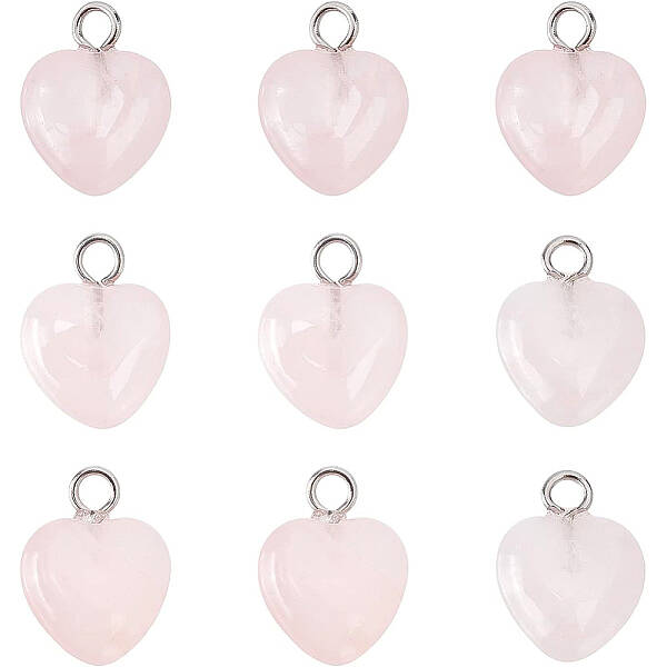 24Pcs Natural Green Aventurine Charms
