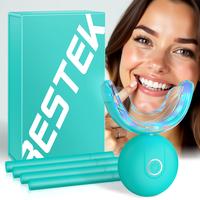 BESTEK Teeth Whitening Kit - 32X LED Light Tooth Whitener with 35%C Teeth Whitening Gel, Remove Stains from Coffee, Smoking
