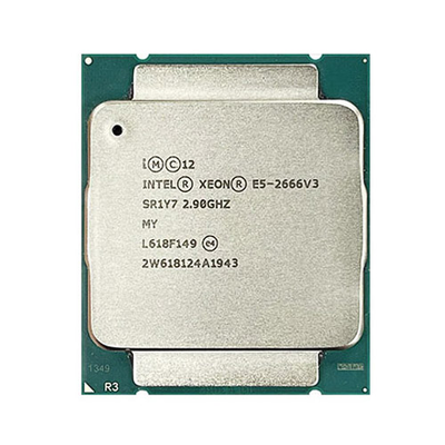 E5-2666-V3 Intel Xeon E5-2666V3 10-Core 2.90GHz 5.00GT/s DMI 25MB L3 Cache Socket LGA2011-3 Processor