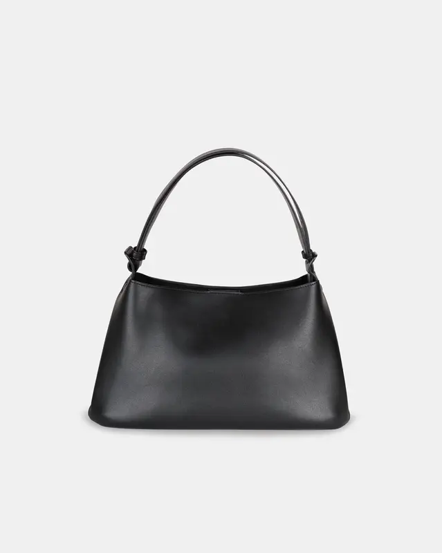 ?? Two-Tone Hobo Corn Leather | Color: Black