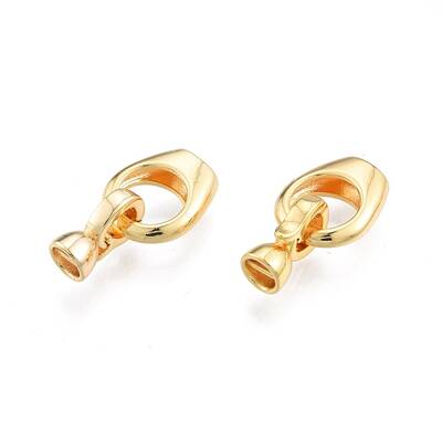 Brass Fold Over Clasps