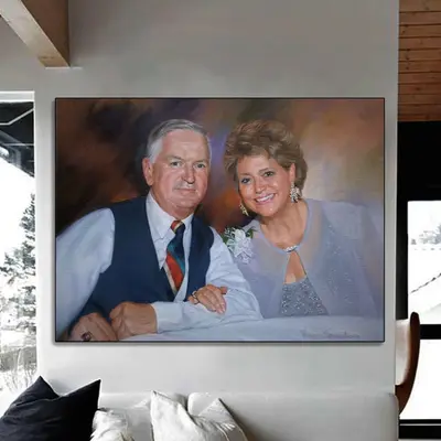 Custom Paintings from Photo Original Family Wall Art Couple Acrylic Painting Abstract Artwork for Home Decor | PAINTING FROM ...
