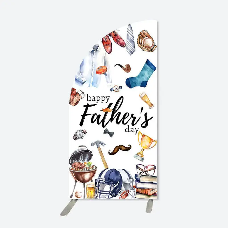 Aperturee Half Moon Gift Rugby White Fathers Day Arch Backdrop | Chiara Wall Backdrop Diy | Diy Chiara Backdrop Cover | Circl...