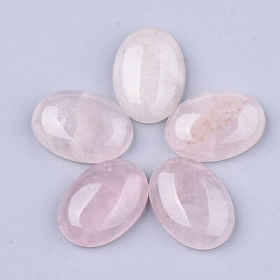 Natural Rose Quartz Cabochons