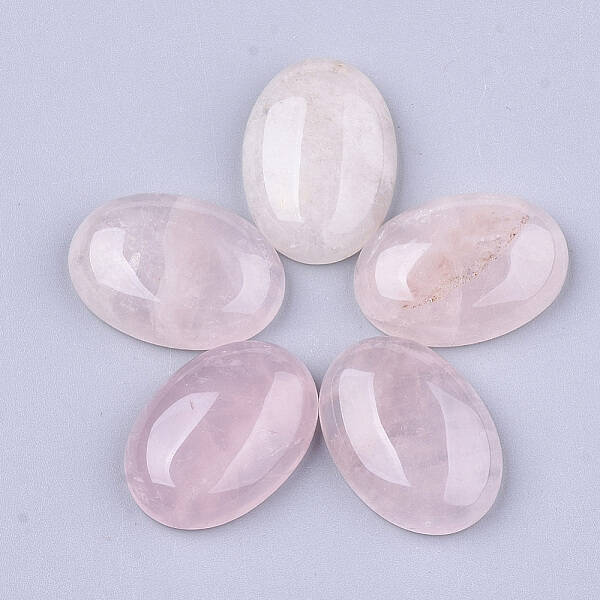 Natural Rose Quartz Cabochons