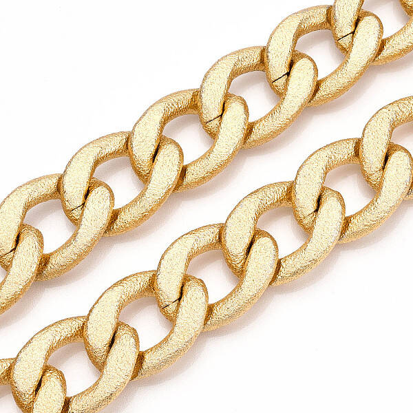 Aluminum Textured Curb Chains