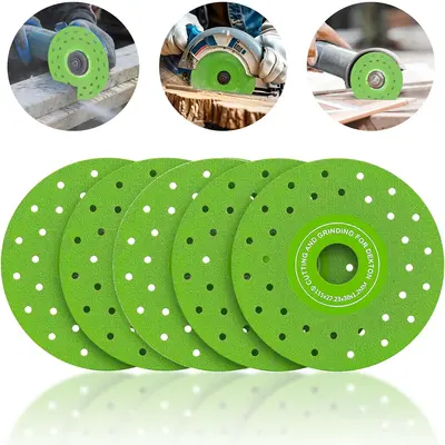 3pcs/5pcs 115mm Diamond Saw Blades for Cutting and Grinding Tile and Marble, 45 Degree Chamfered Diamond Ultra-thin Saw Blade...