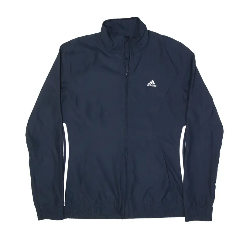 ADIDAS Windbreaker Jacket Blue Womens UK 14