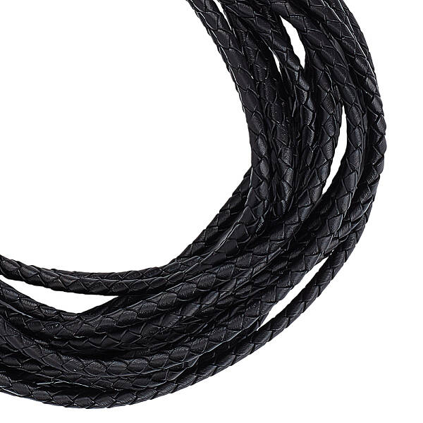 5M Braided Leather Cord