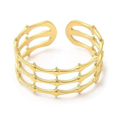 304 Stainless Steel Open Cuff Rings