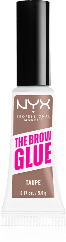 NYX Professional Makeup The Brow Glue eyebrow gel color 02 Taupe 5 g