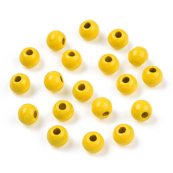 Spray Painted Alloy Beads