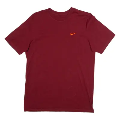 NIKE Athletic Cut Mens T-Shirt Red M
