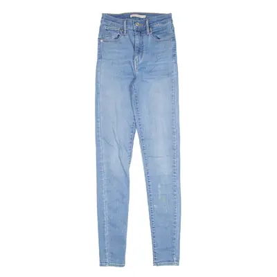 LEVI'S Mile High Jeans Blue Denim Slim Skinny Womens W25 L32