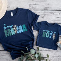 Boy Mama and Mama's Boy Matching Shirt, Matching Mommy and Me T-Shirt, Mother’s Day Gift Shirt, Mom Boy Toddler Tee, Mommy ...