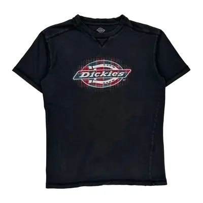 Dickies Graphic T-Shirt - Medium Black Cotton