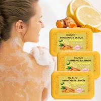 Rozino Kojic Acid Dark Spot Remover Soap Bars with Vitamin C Retinol Collagen Turmeric Original Japanese Complex Infused with...