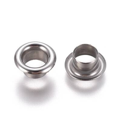 Non-Tarnish European Style 201 Stainless Steel Eyelet Core