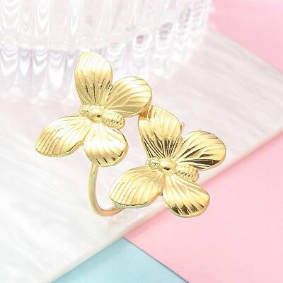 304 Stainless Steel Open Cuff Ring for Women