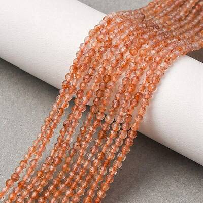 Natural Gold Sunstone Beads Strands