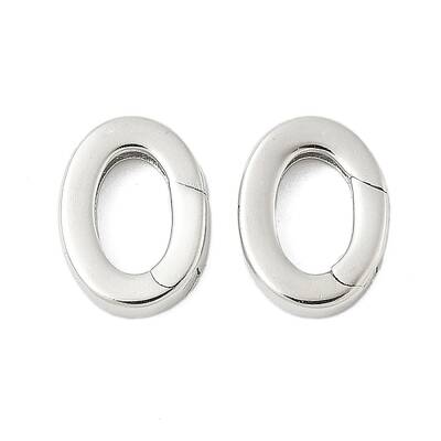 925 Sterling Silver Spring Gate Rings