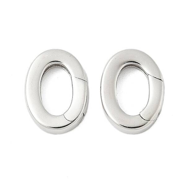 925 Sterling Silver Spring Gate Rings