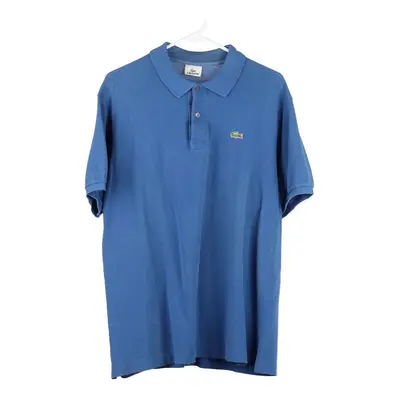 Lacoste Polo Shirt - XL Blue Cotton