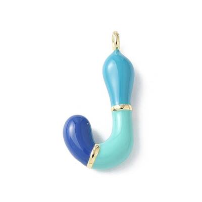 Brass Enamel Pendants