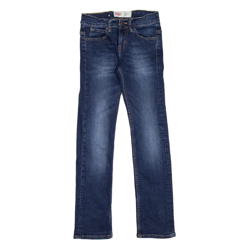 LEVI'S 511 Jeans Boys Blue Slim Straight Stone Wash W23 L27