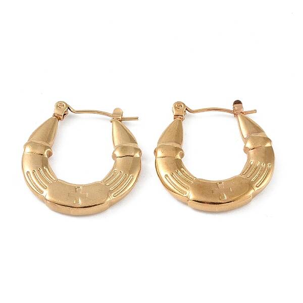 304 Stainless Steel Hoop Earrings