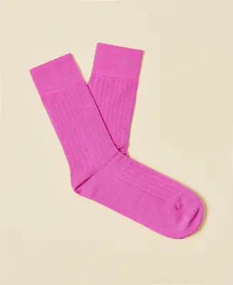 Women's Mercerized Cotton Sock Audrey - Rose Pink